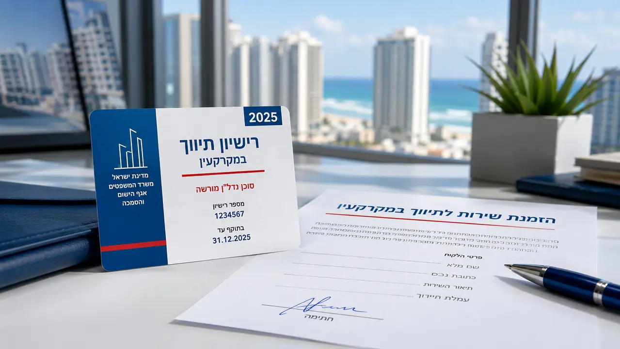 תשלום אגרת חידוש רישיון תיווך ללא שובר פיזי, ישירות באתר הממשלתי