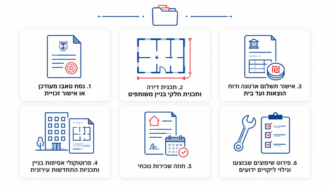 מסמכים נדרשים לקראת פגישה עם מתווך נדלן
