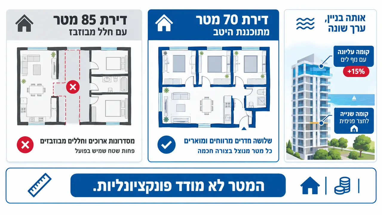 מחיר שכירות למטר כמדד תמחור