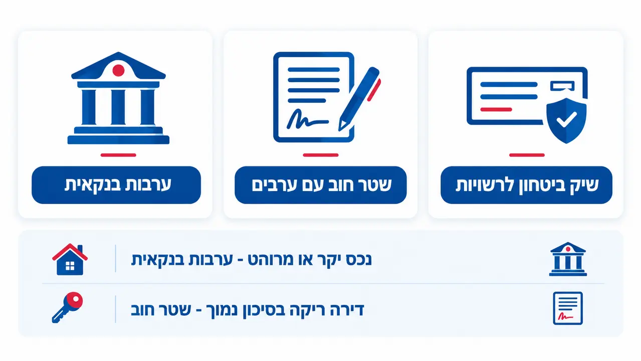 ערבות שכירות - התאמת הבטוחה לפרופיל השוכר ולאופי הנכס