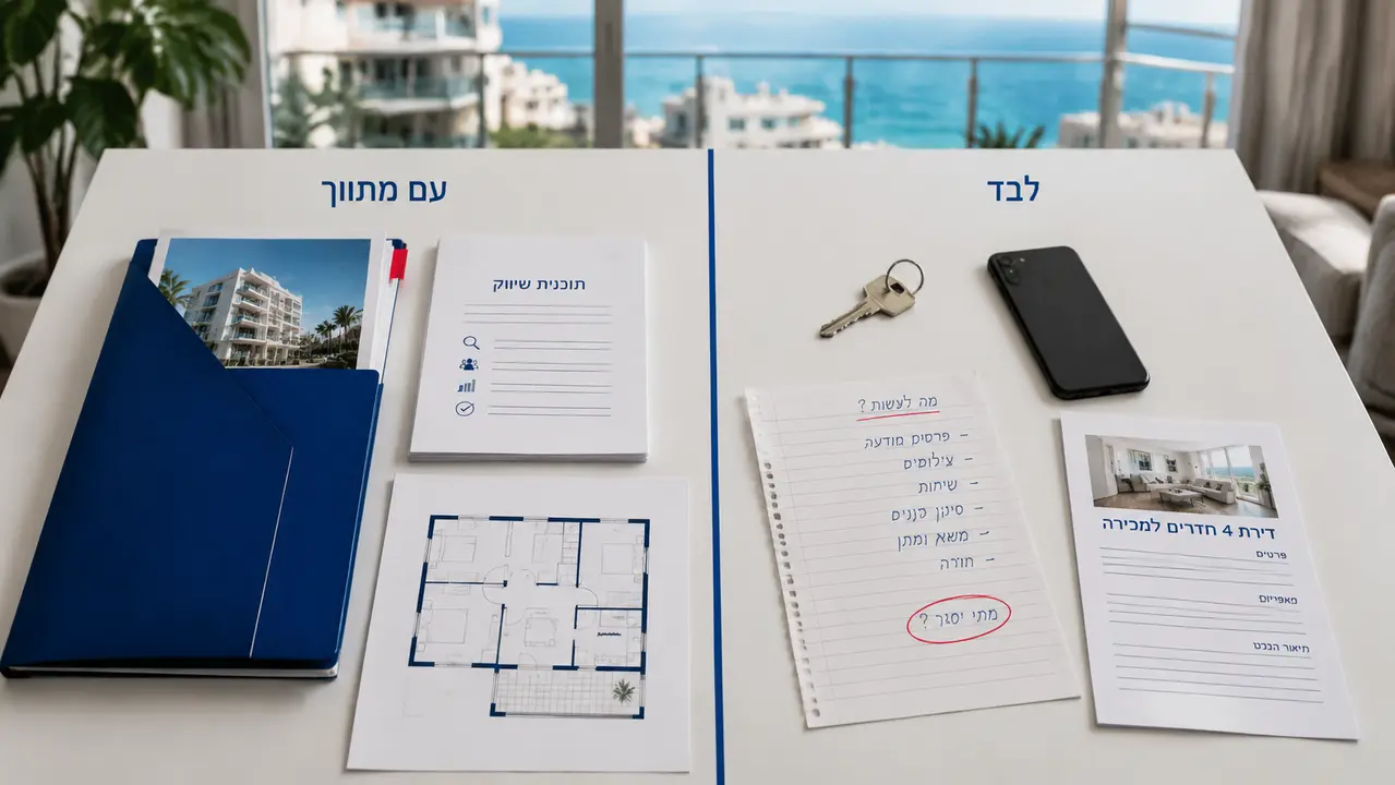 מכירת דירה באופן עצמאי לעומת עבודה עם סוכן נדלן מקצועי