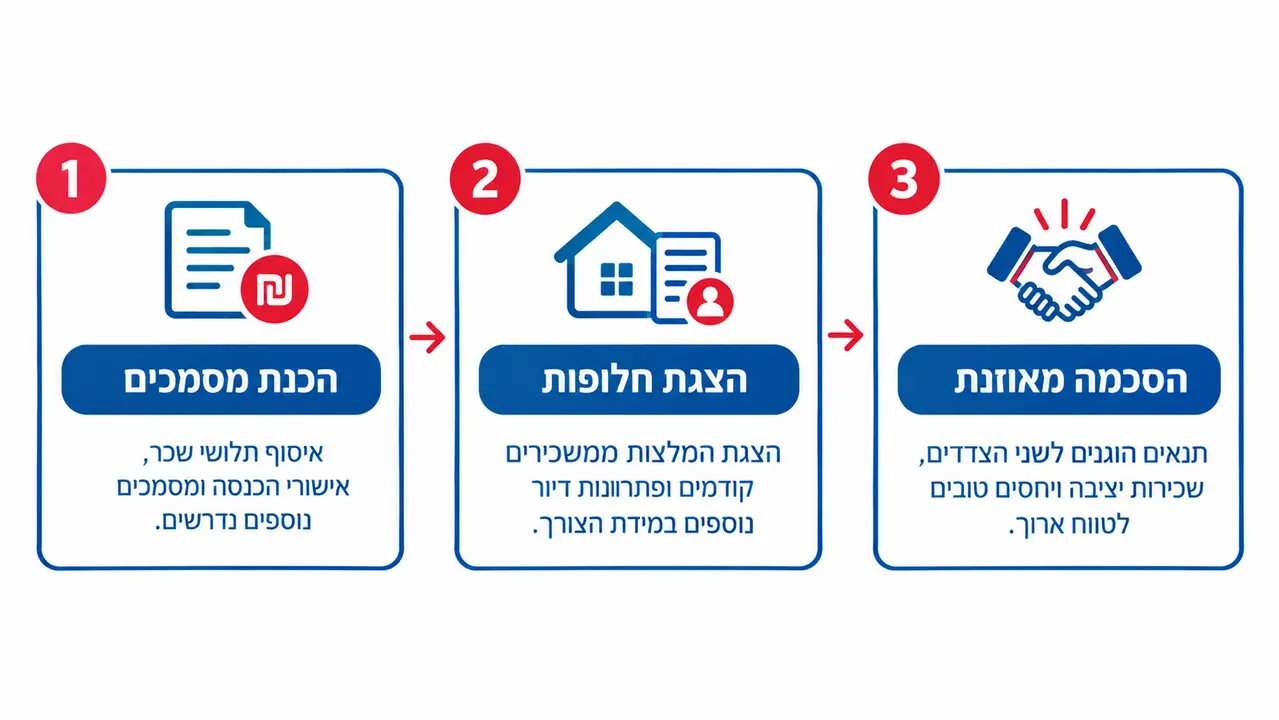 משא ומתן על בטחונות שכירות בין שוכר לבעל הנכס